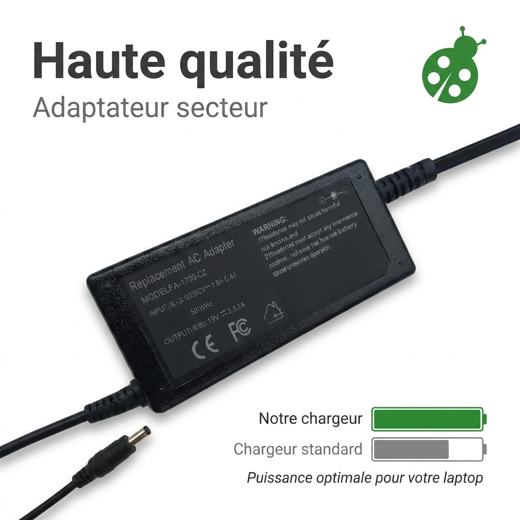 Chargeur ordinateur portable asus x541ua go887t