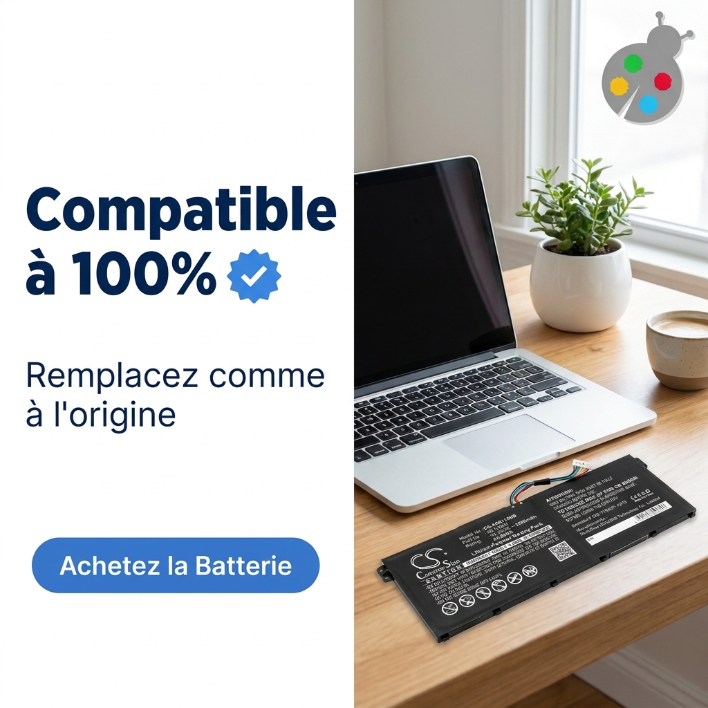 Batterie ordinateur portable packard bell en lg71 bm