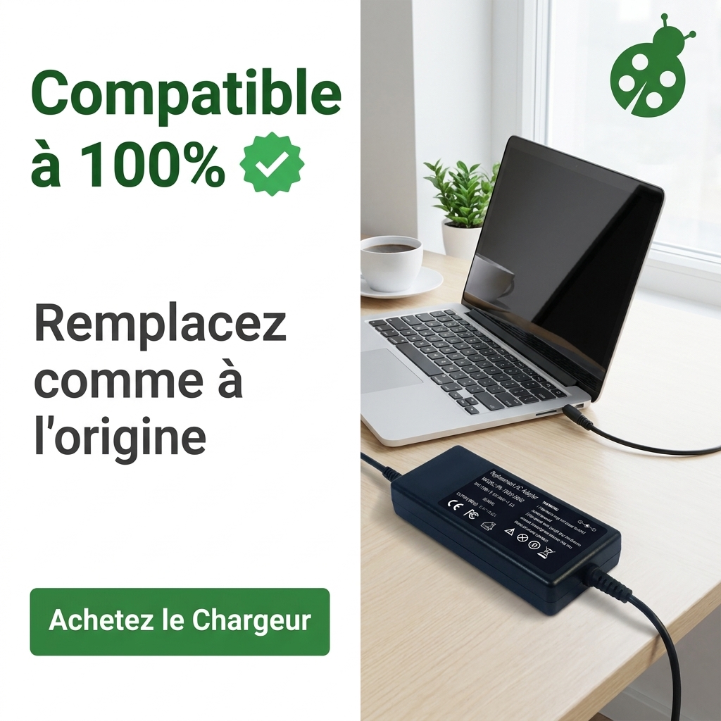 Chargeur ordinateur portable hp  pavilion 15 p046nz