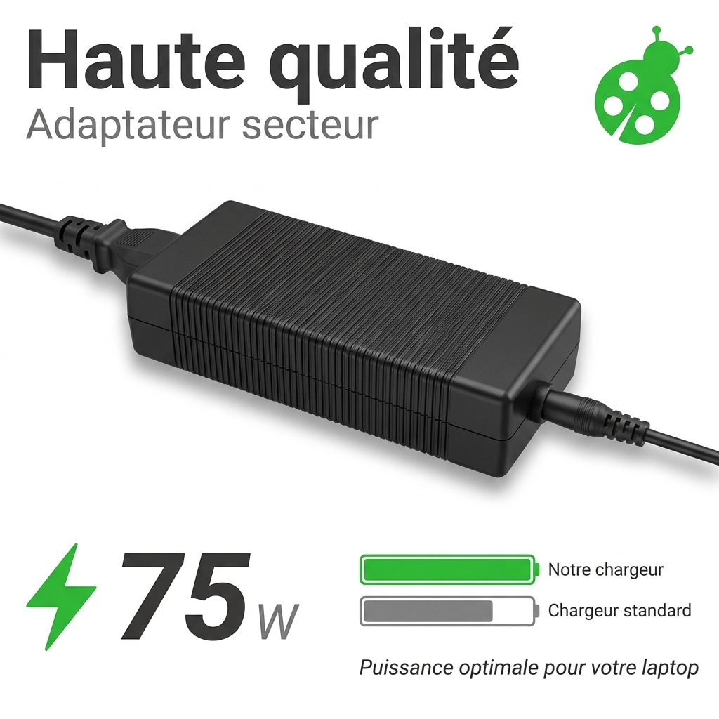 Chargeur ordinateur portable toshiba qosmio f20