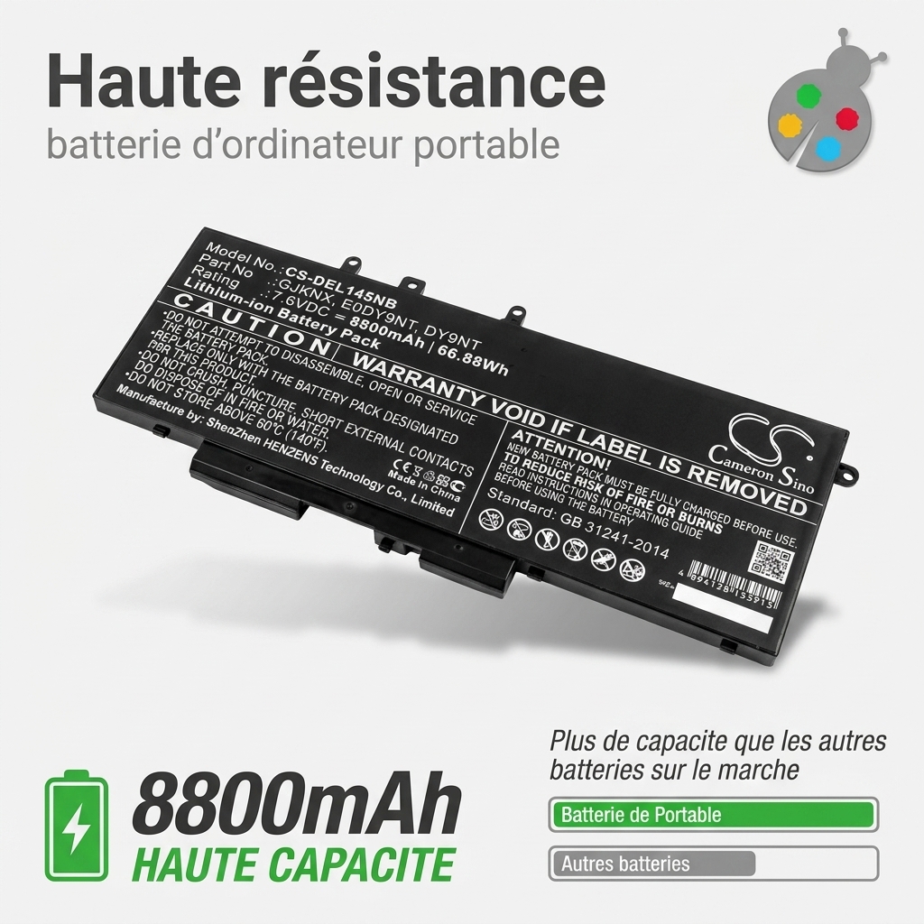 Batterie ordinateur portable dell latitude 5480