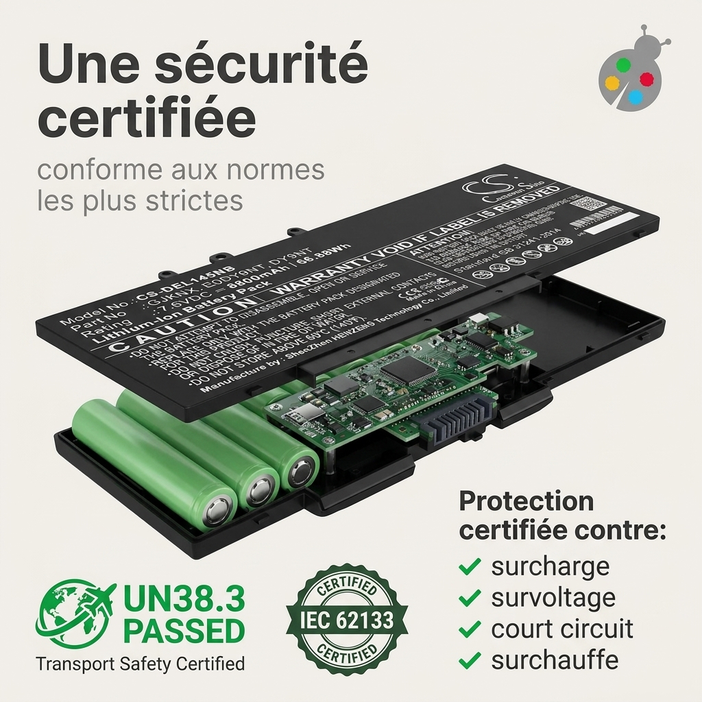 Batterie ordinateur portable dell latitude 5480