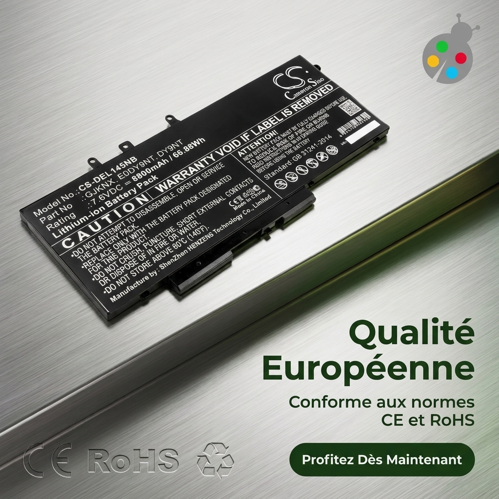 Batterie ordinateur portable dell latitude 5480