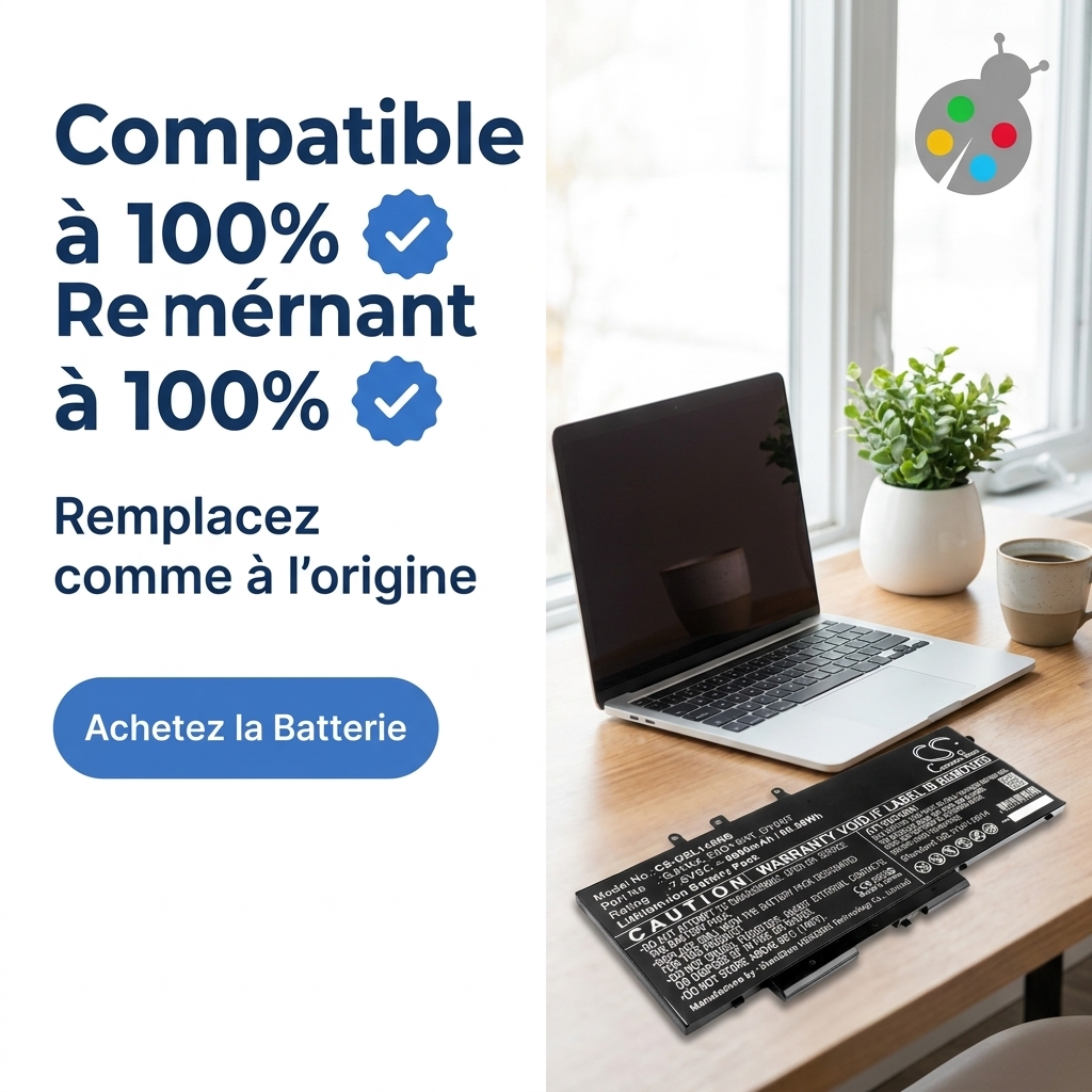 Batterie ordinateur portable dell latitude 5480