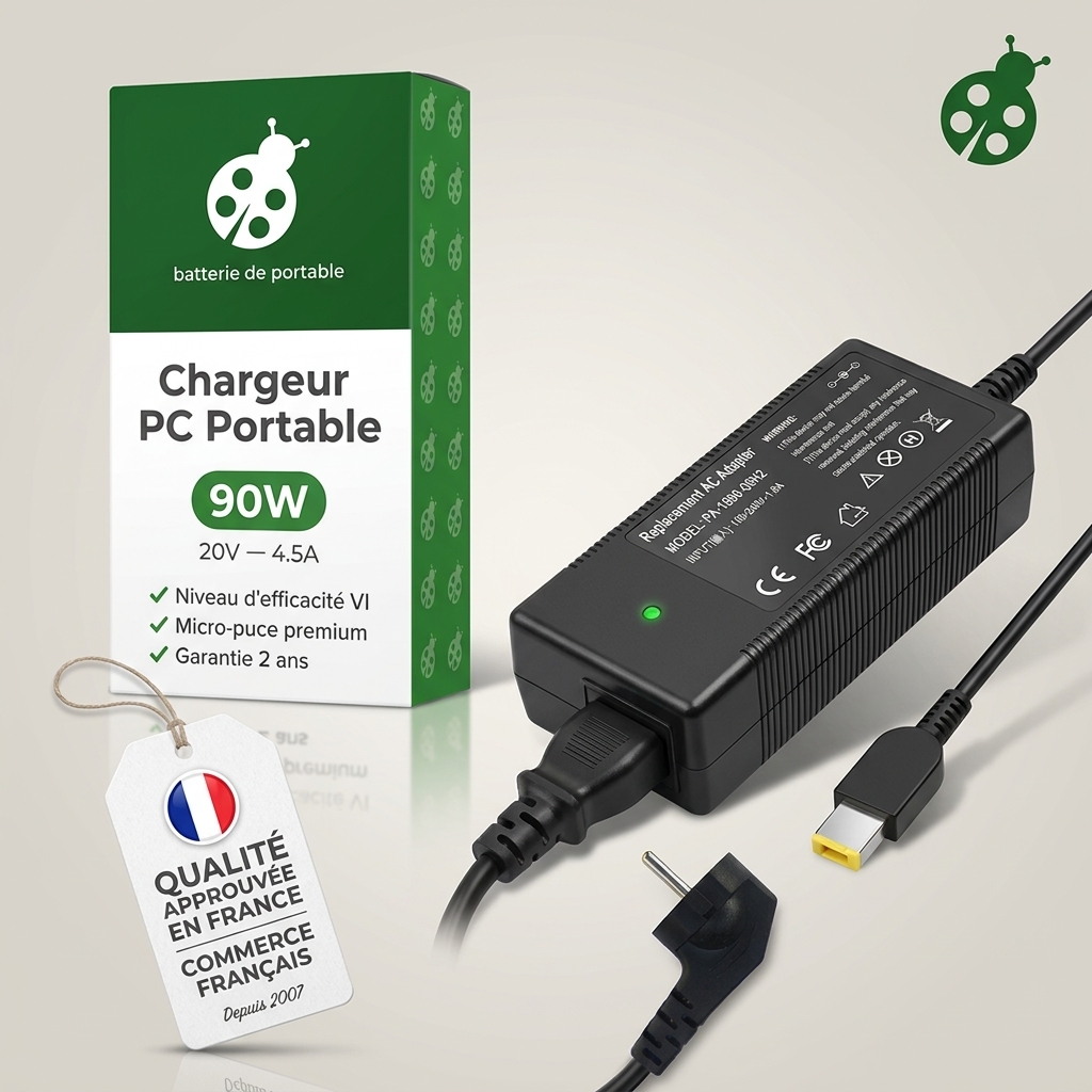 Chargeur lenovo thinkpad x1 carbon 20bta06fcd