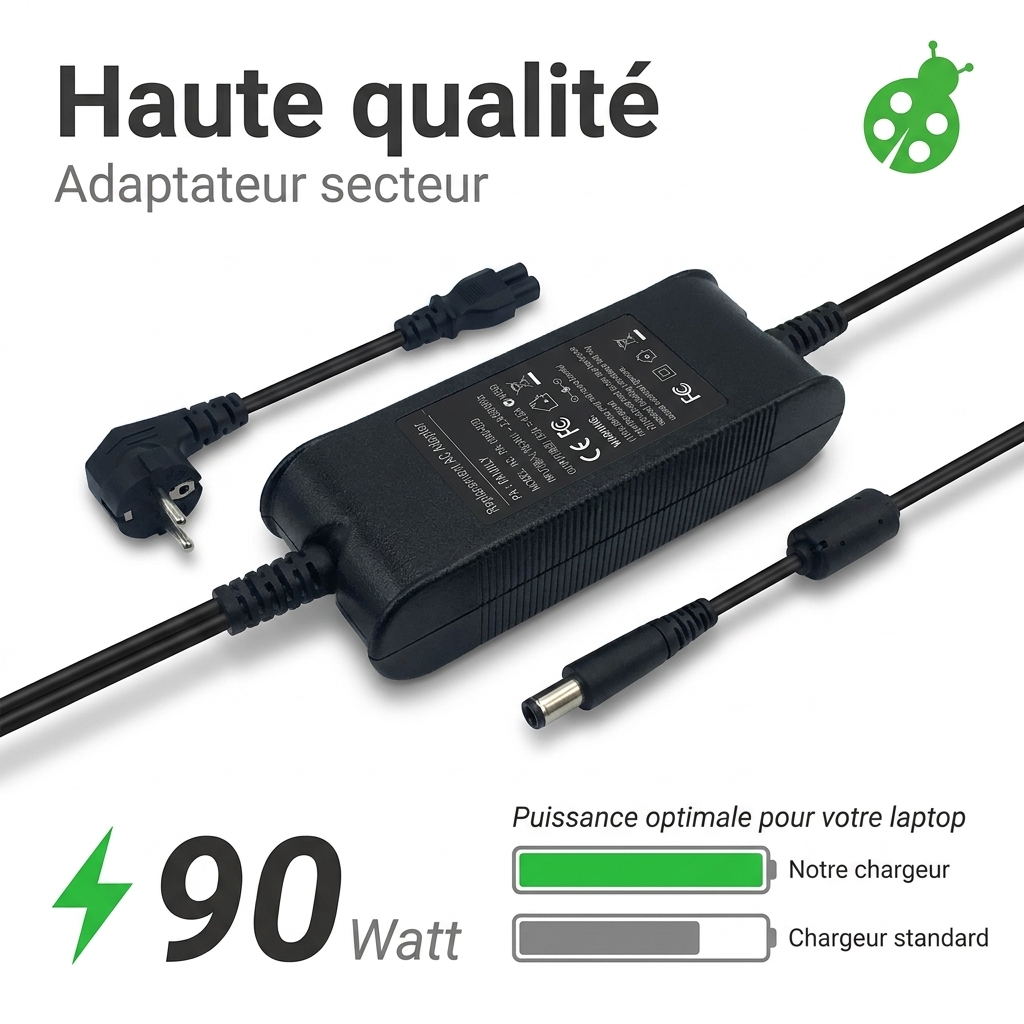 Chargeur ordinateur portable dell latitude 5480