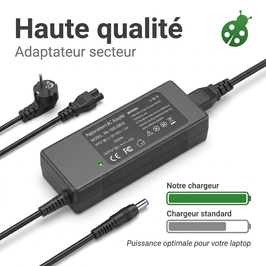 Chargeur ordinateur portable dell inspiron 11 3169