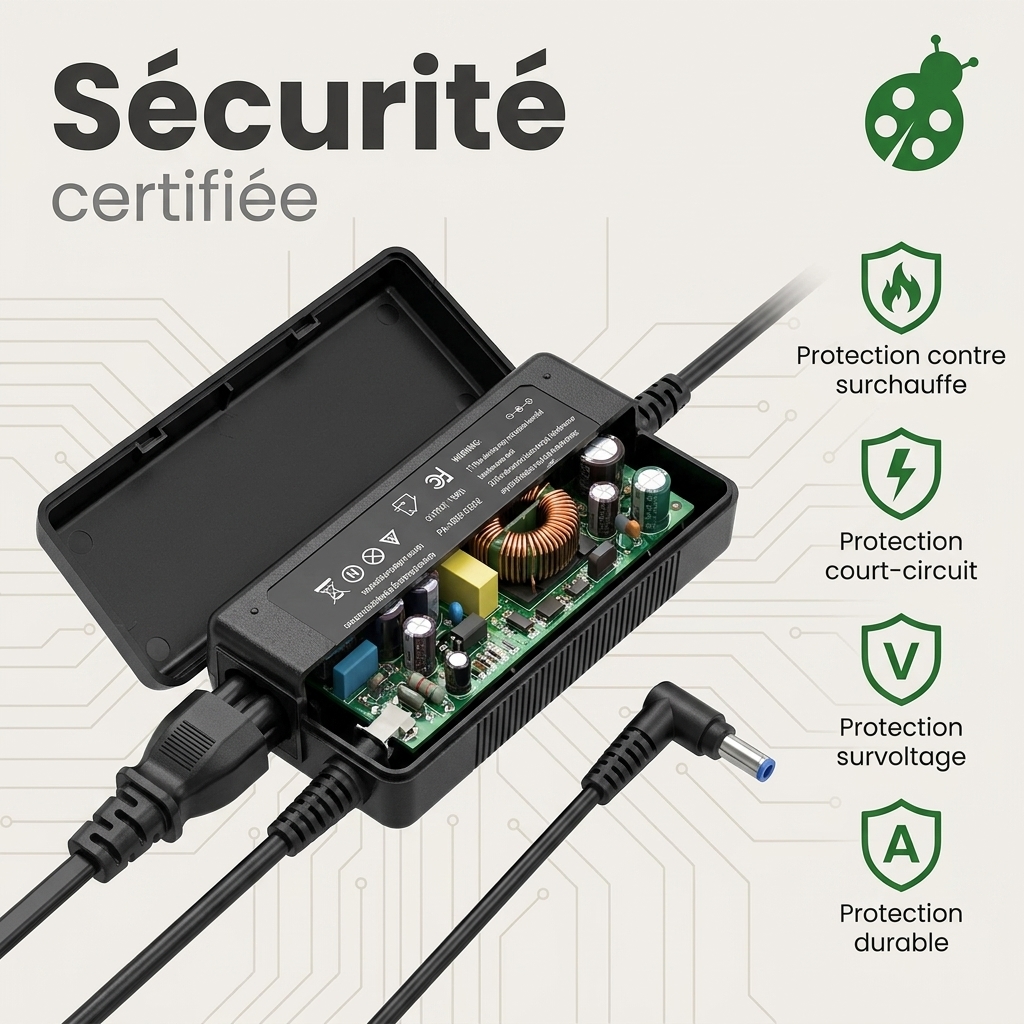 Chargeur ordinateur portable dell inspiron 11 3169