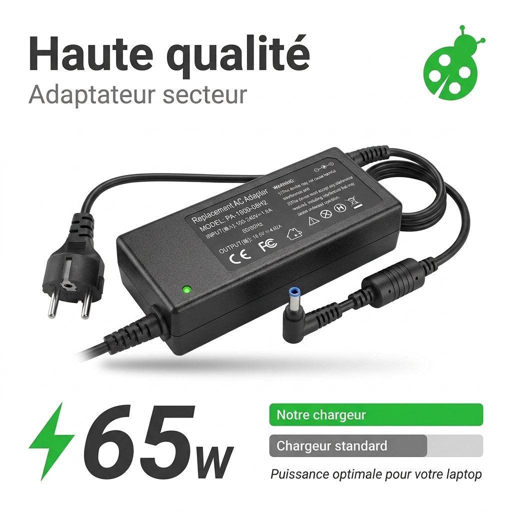 Chargeur ordinateur portable dell inspiron 14 3000 3421