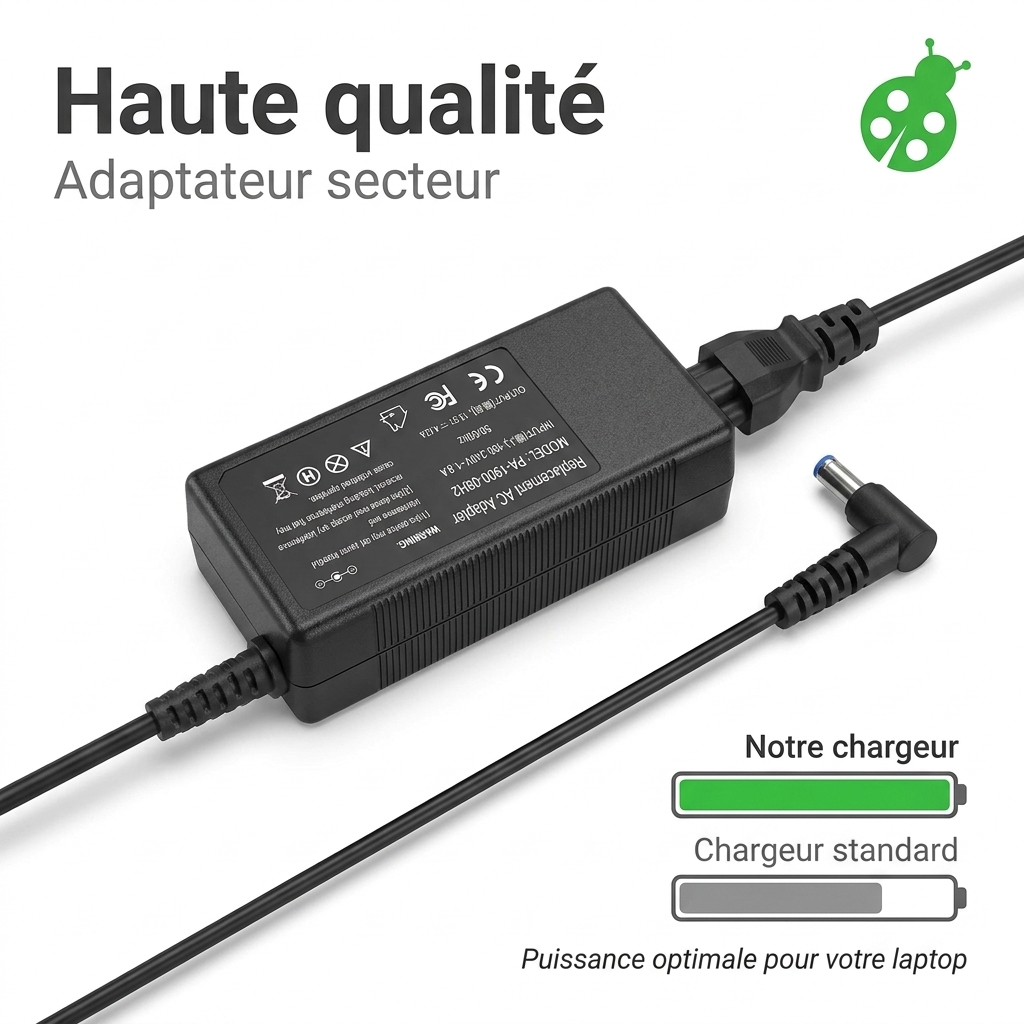 Chargeur ordinateur portable dell inspiron 15 5570