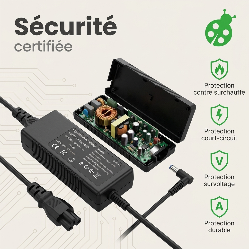 Chargeur ordinateur portable dell inspiron 15 5570
