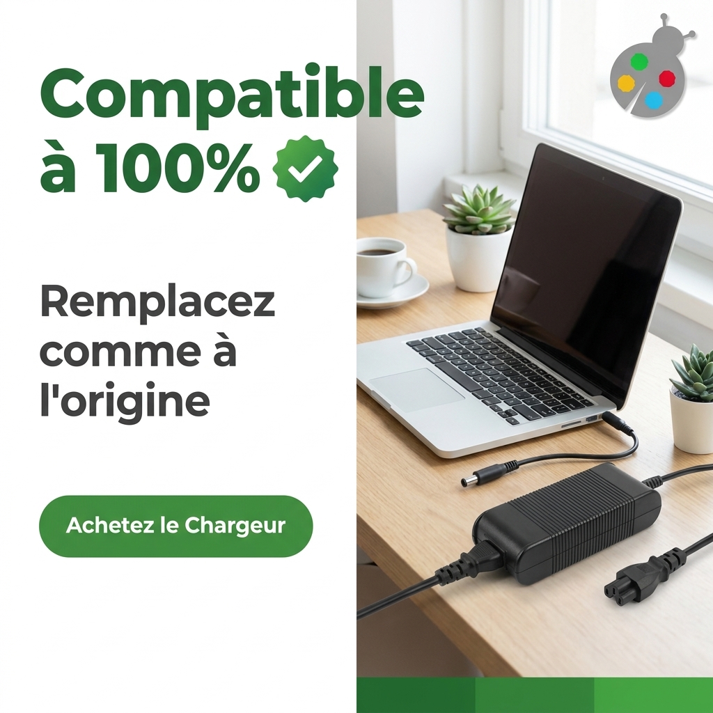 Chargeur ordinateur portable dell latitude 5250