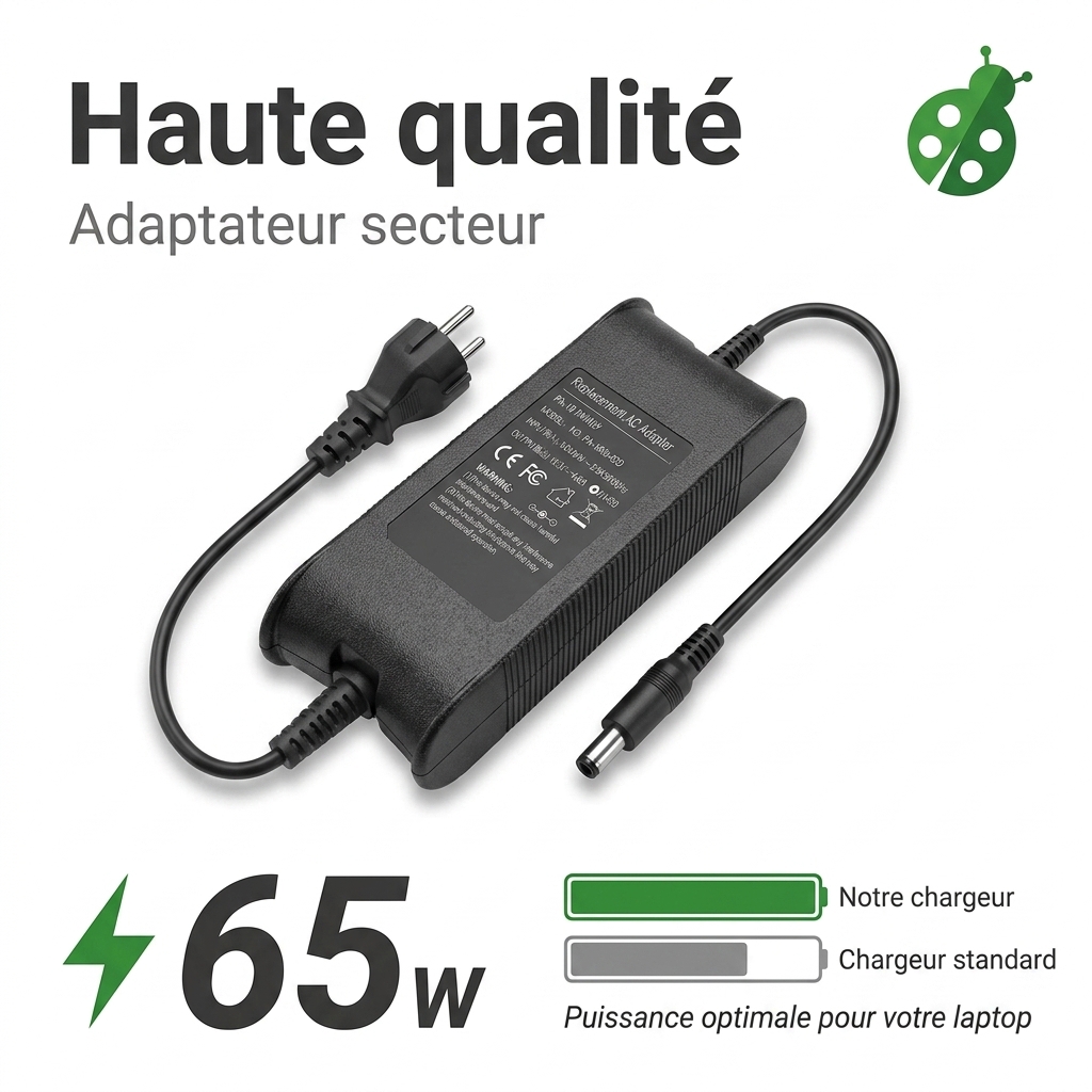 Chargeur ordinateur portable dell latitude 12 e7240