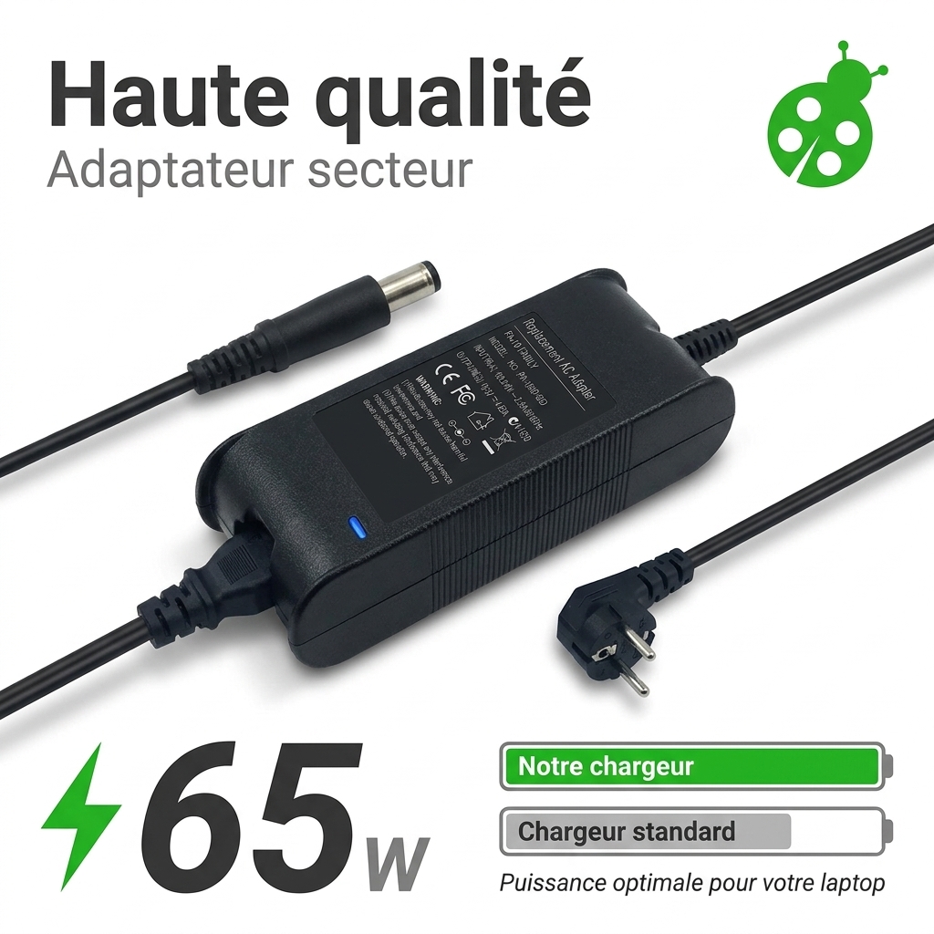 Chargeur ordinateur portable dell latitude 15 5567