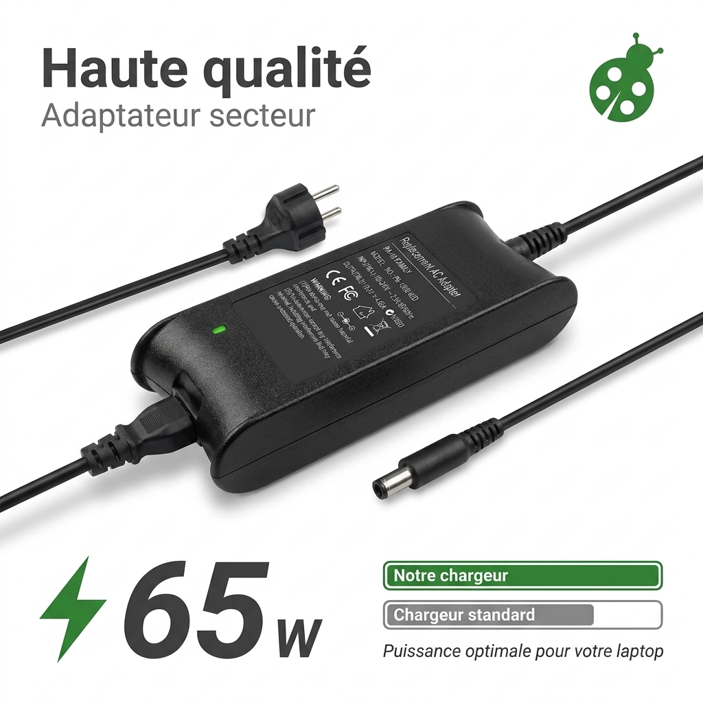 Chargeur ordinateur portable dell latitude 3180