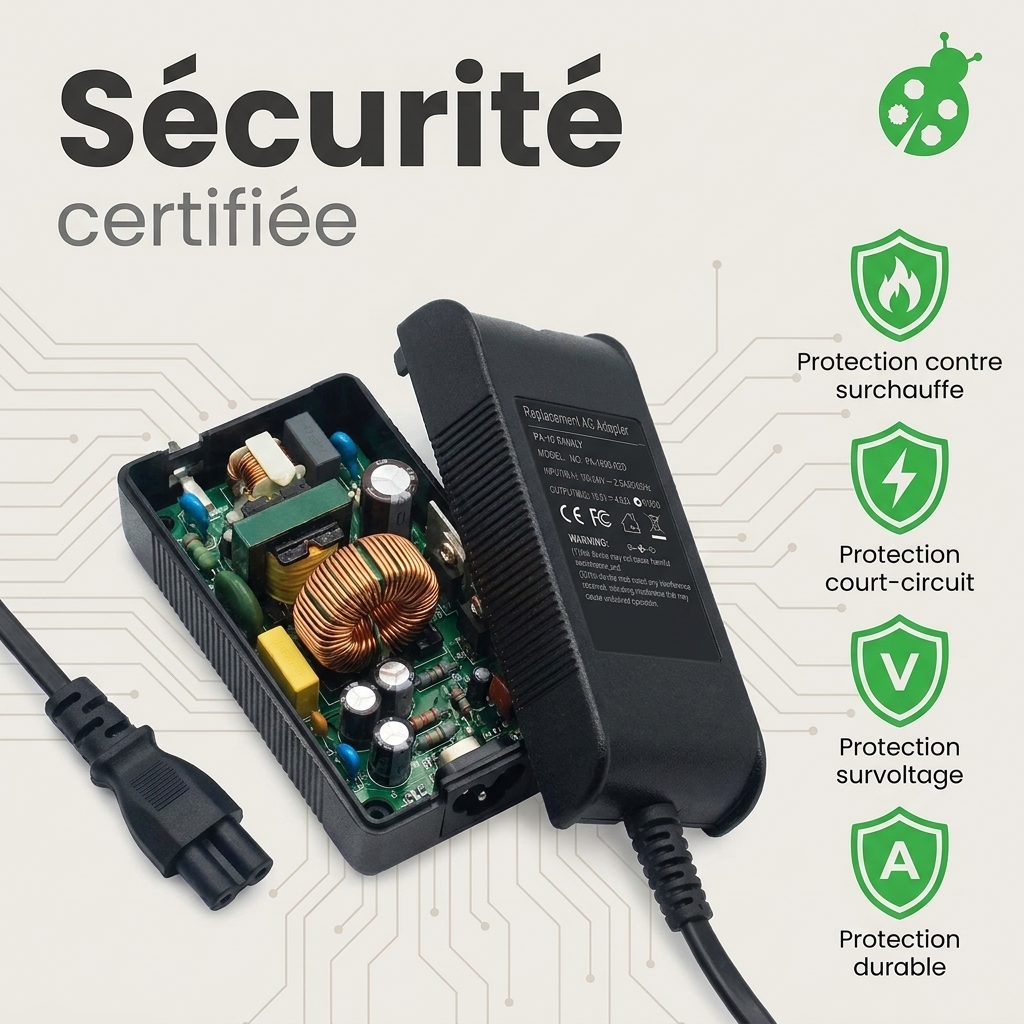 Chargeur ordinateur portable dell latitude 3180