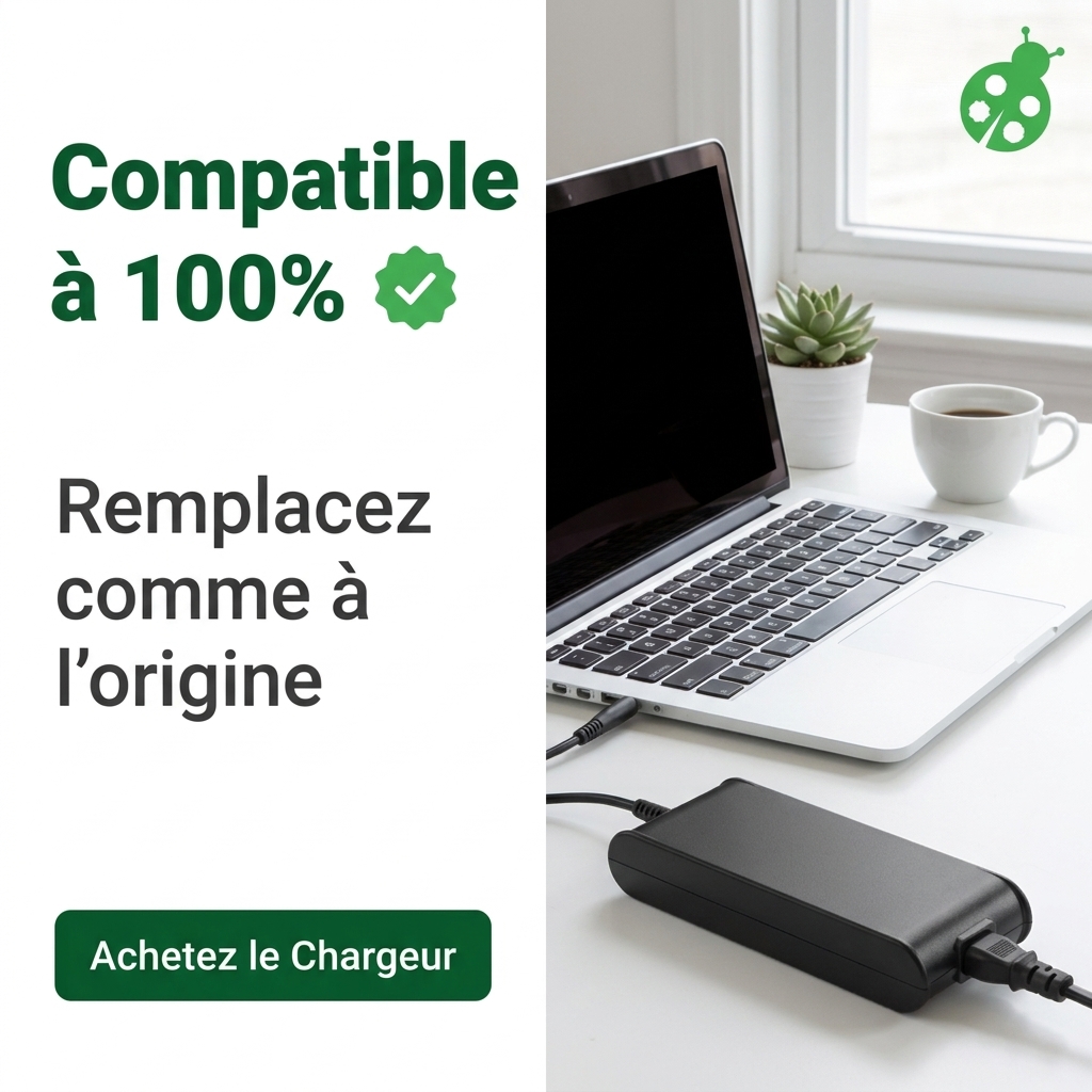 Chargeur ordinateur portable dell latitude 3180