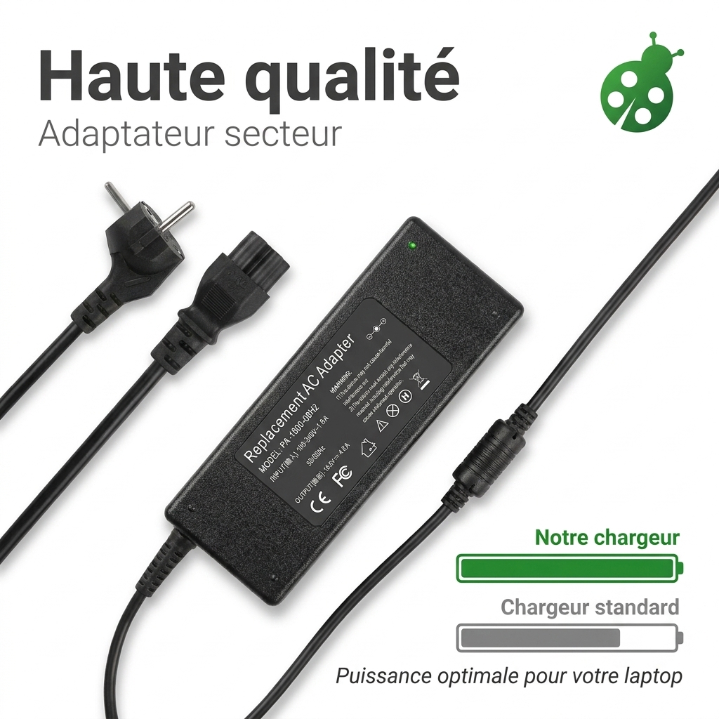Chargeur ordinateur portable dell xps 13 9350