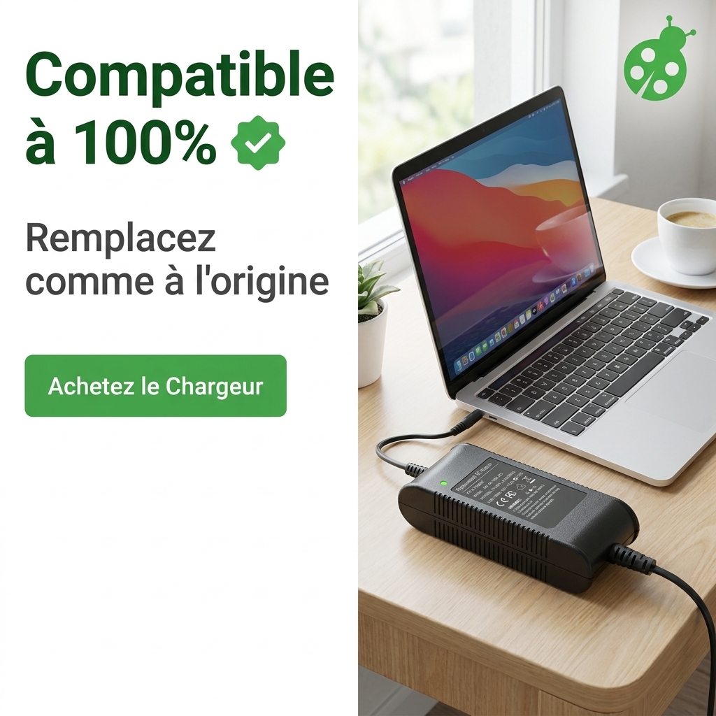 Chargeur ordinateur portable dell inspiron p10f