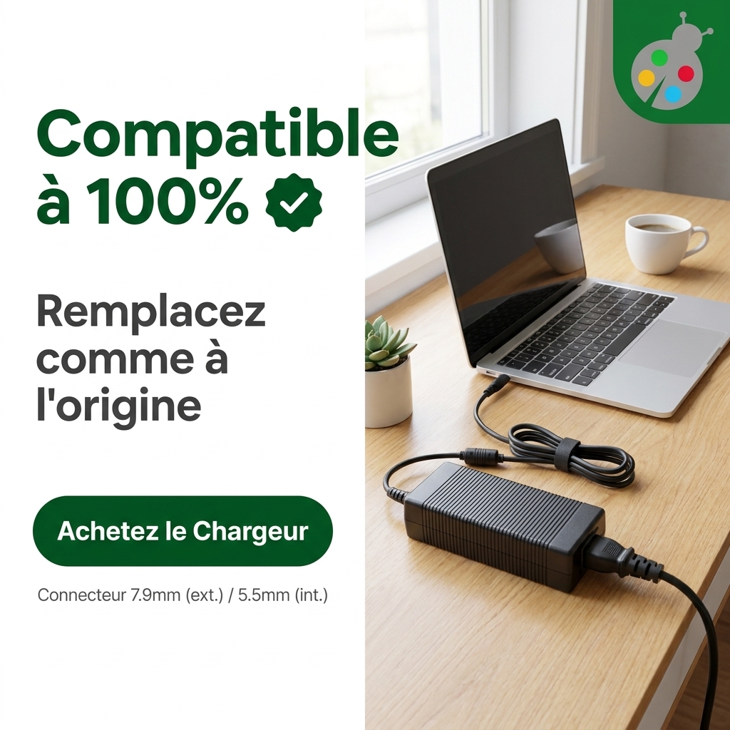 Chargeur ordinateur portable lenovo thinkpad r61 7755