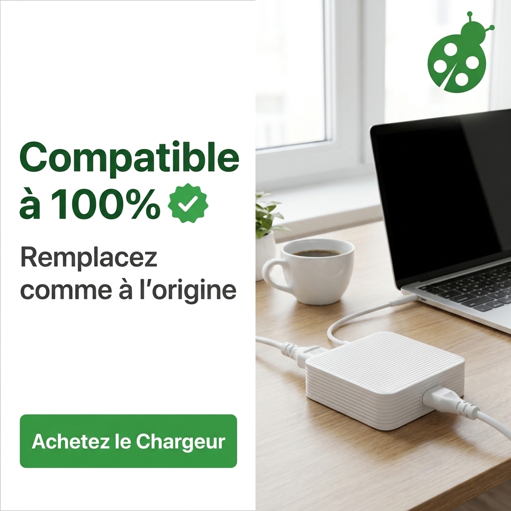 Chargeur   macbook air 11 mc968