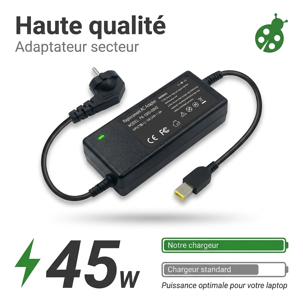 Chargeur ordinateur portable lenovo ideapad u330p 80b0