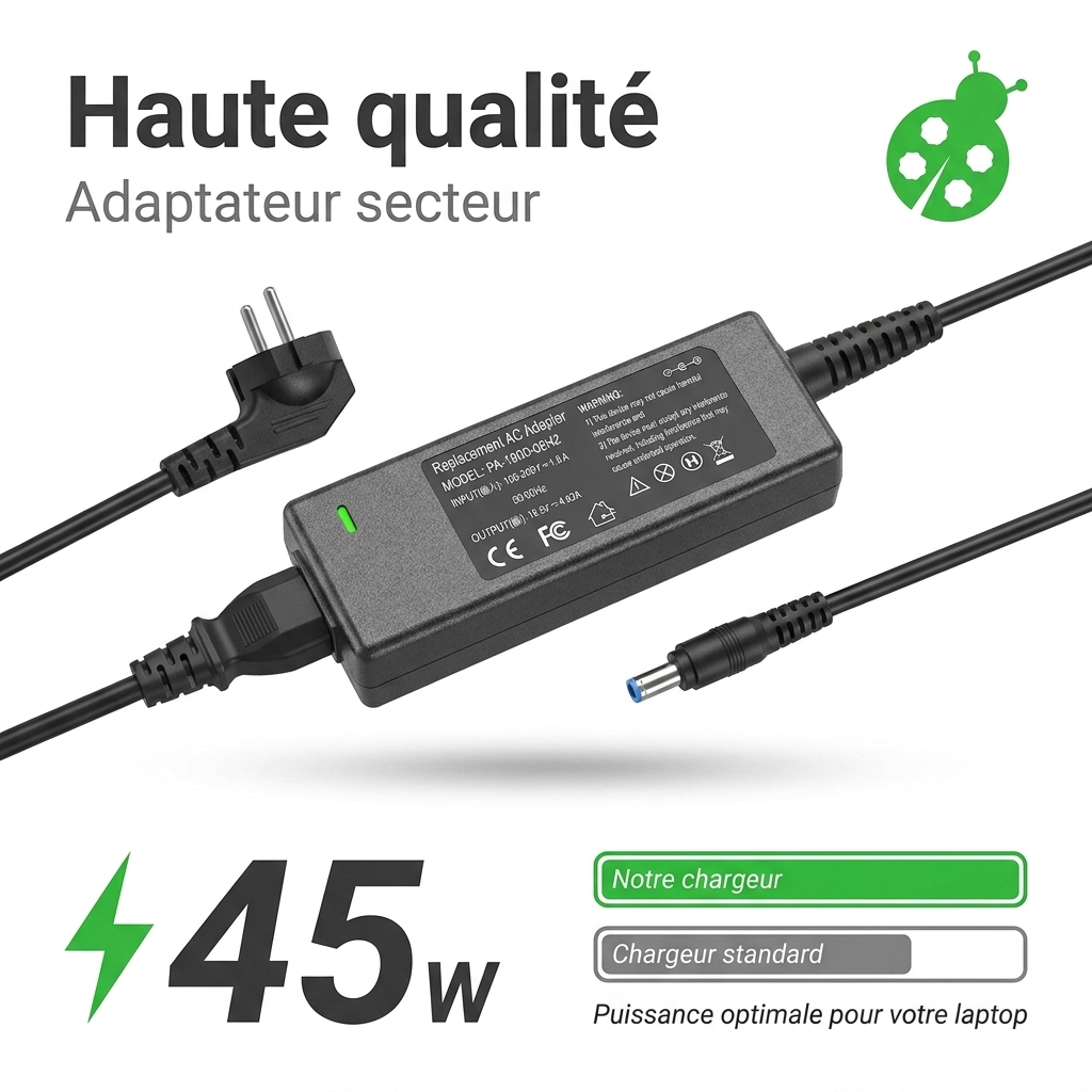 Chargeur ordinateur portable hp  14 d003la
