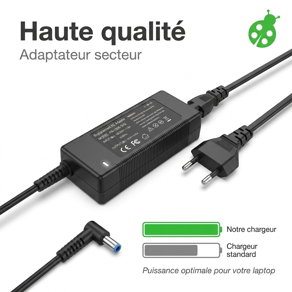 Chargeur ordinateur portable dell latitude 13 7350 9677