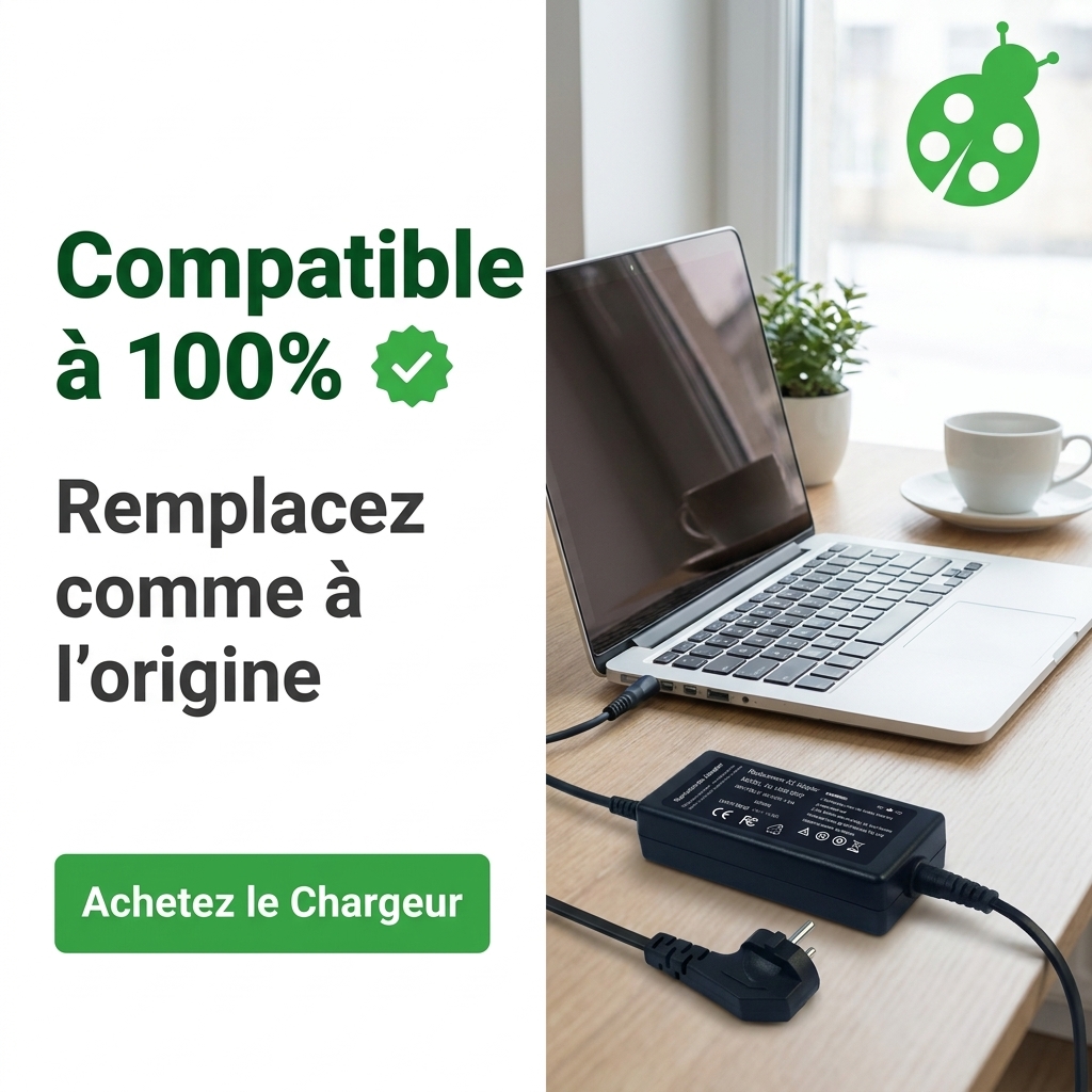 Chargeur ordinateur portable dell latitude 13 7350 9677
