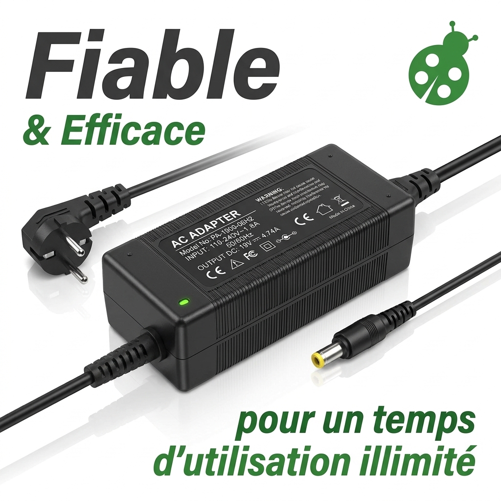 Chargeur ordinateur portable toshiba satellite pro c40