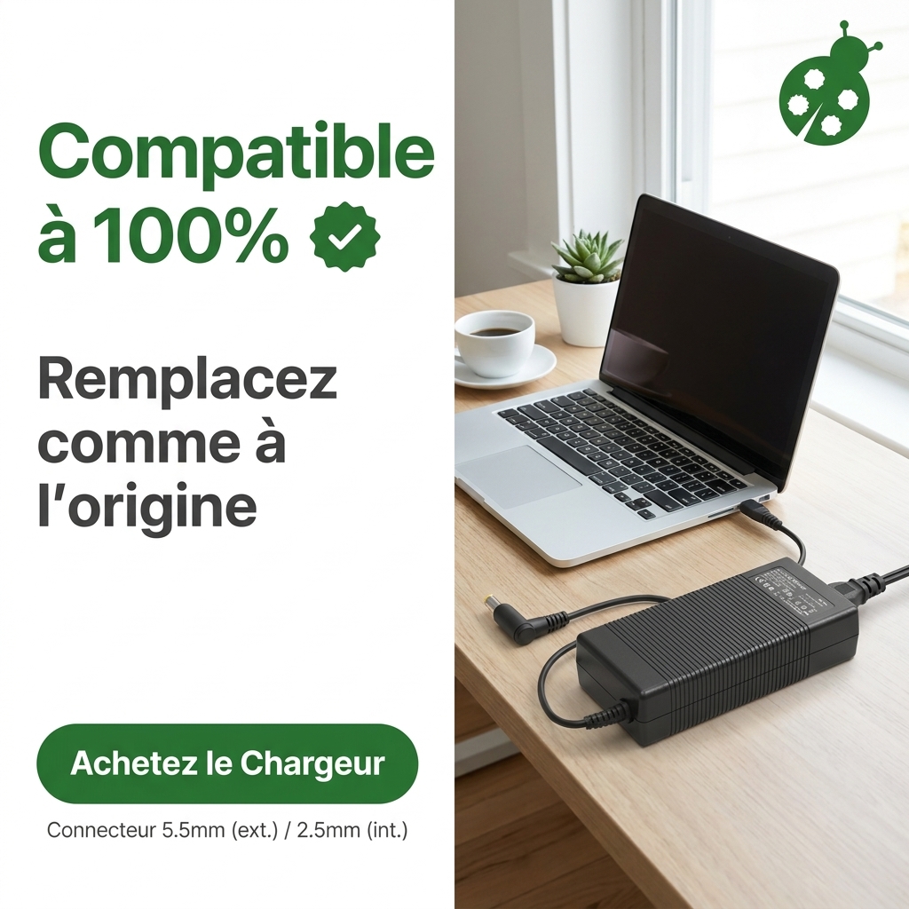 Chargeur ordinateur portable toshiba satellite pro c40