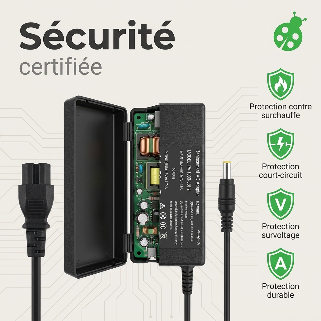 Chargeur ordinateur portable lenovo ideapad y550g
