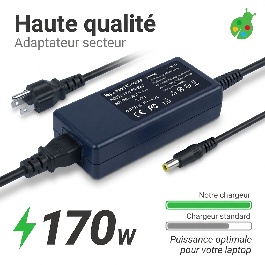 Chargeur ordinateur portable lenovo thinkpad t520i 4242