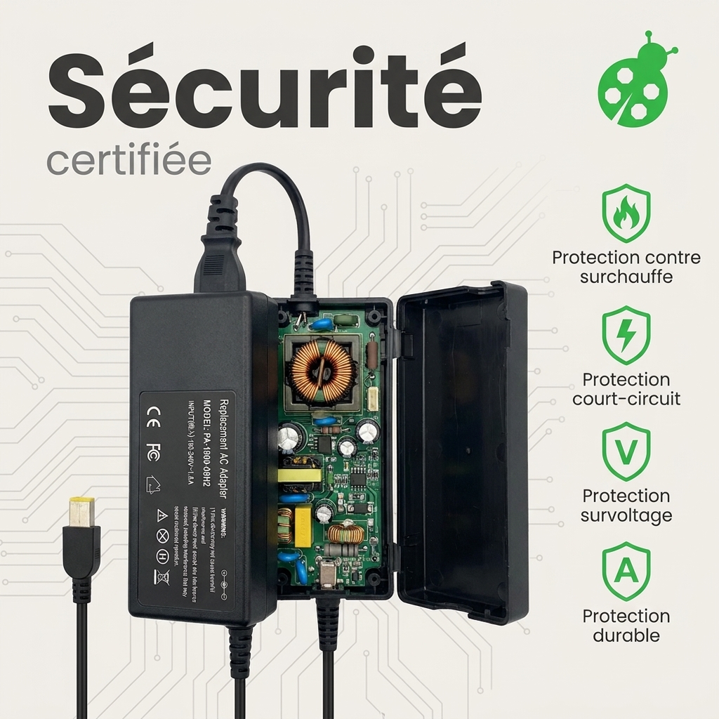 Chargeur ordinateur portable lenovo thinkpad p52 20m9
