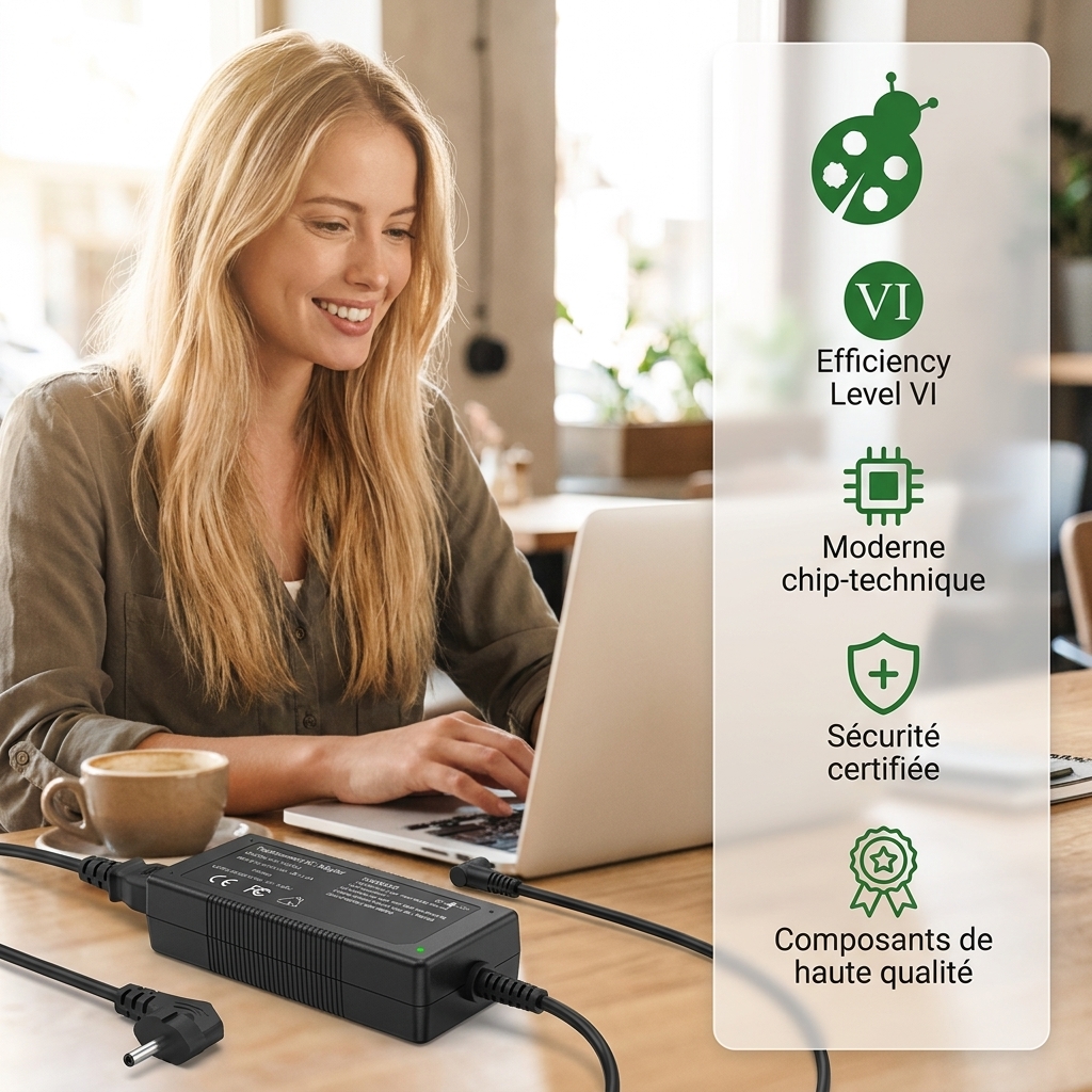 Chargeur ordinateur portable asus p1504ua