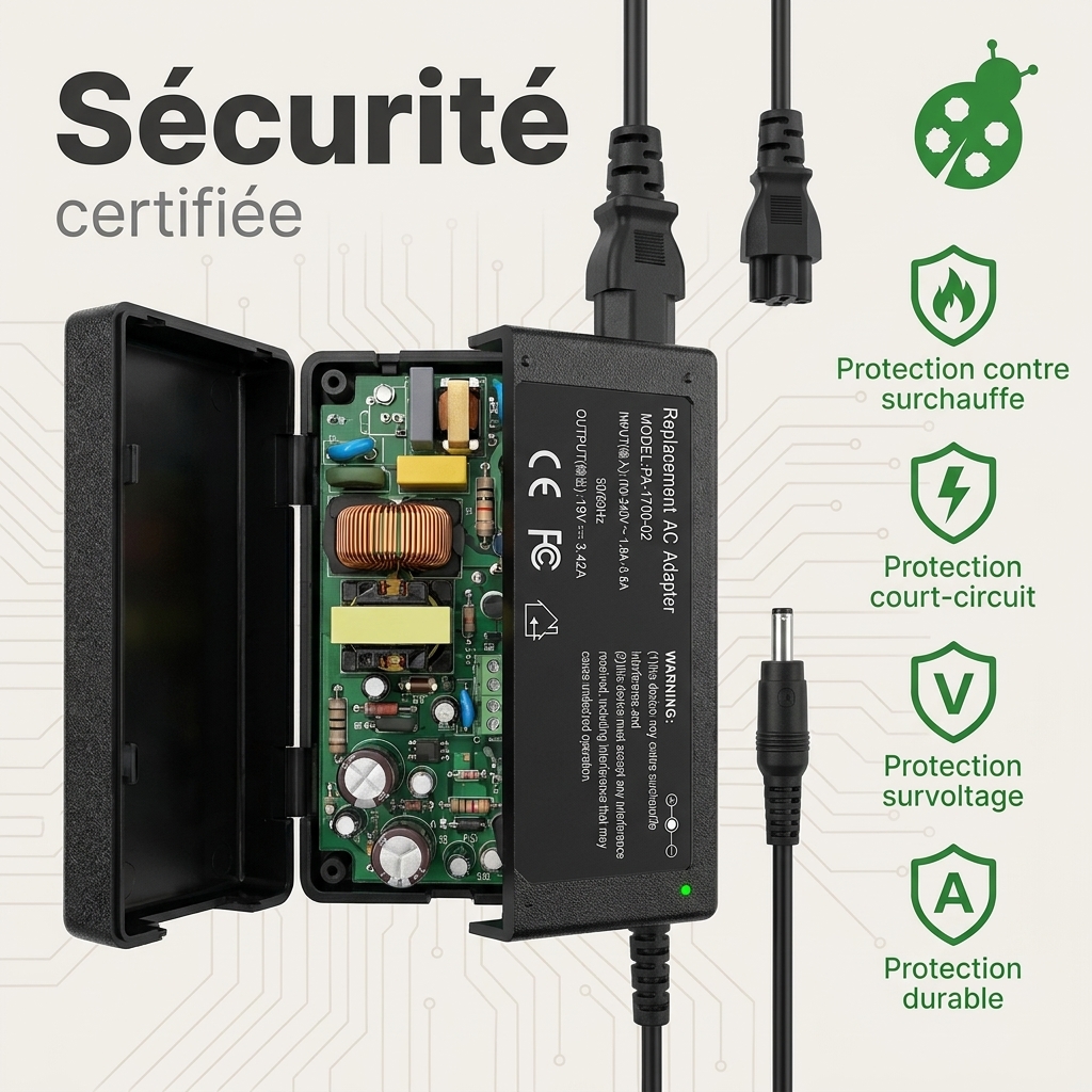Chargeur ordinateur portable asus r558uf