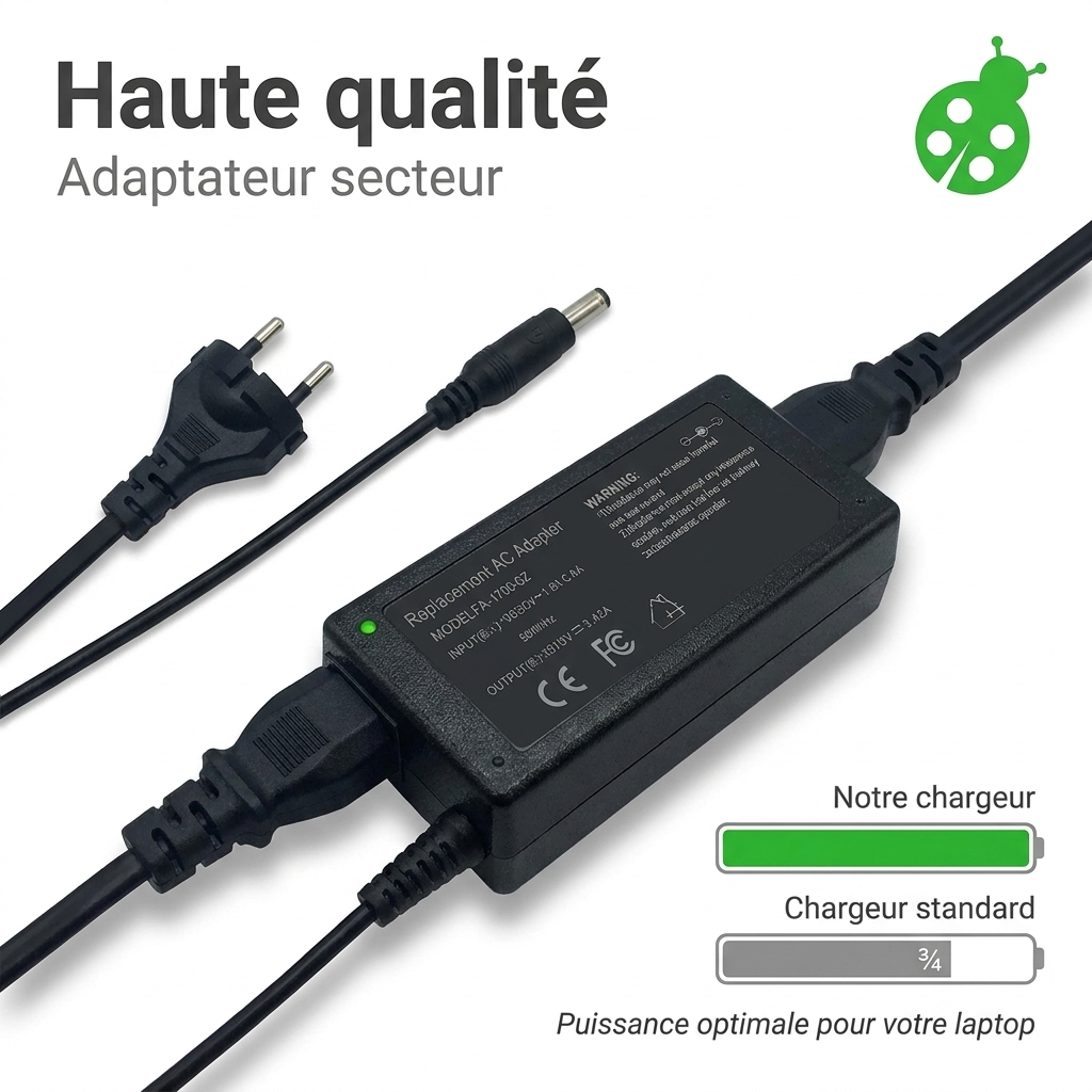 Chargeur ordinateur portable asus r543ua dm1928