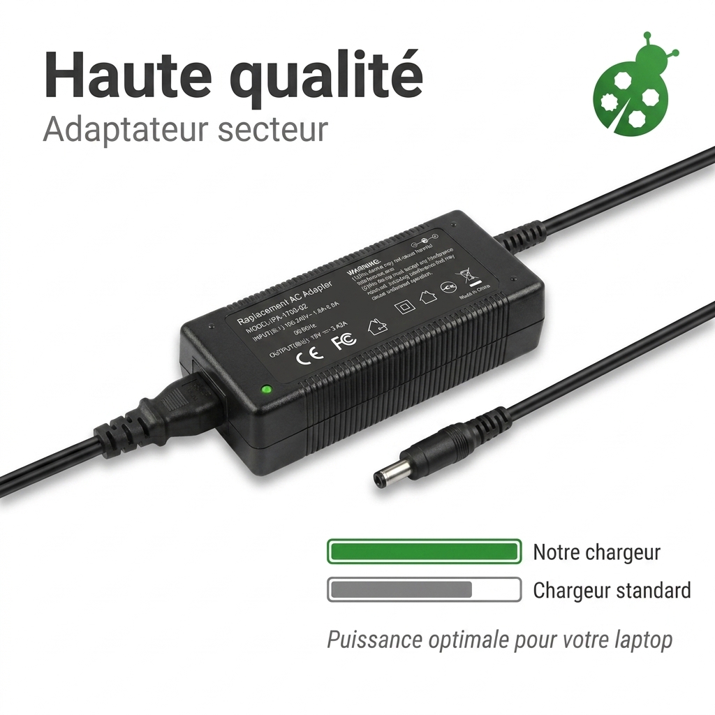Chargeur ordinateur portable asus vivobook flip tp401na e