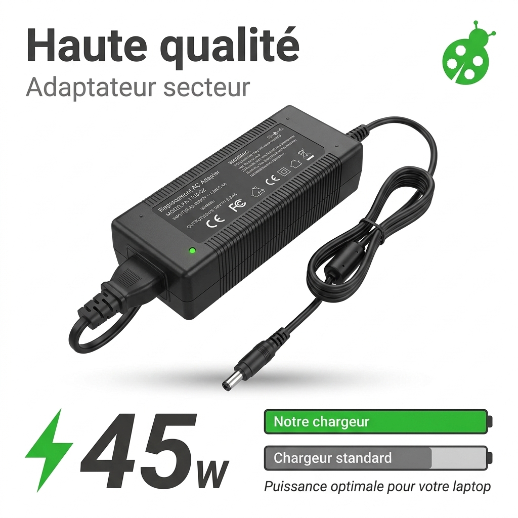 Chargeur ordinateur portable asus zenbook flip 13 ux362fa el046r
