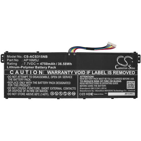 Batterie  acer ap16m4j