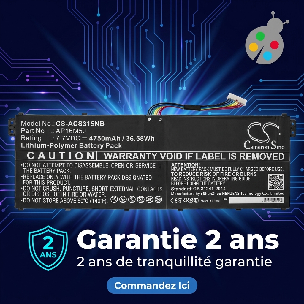 Batterie ordinateur portable acer aspire 3 a315 21