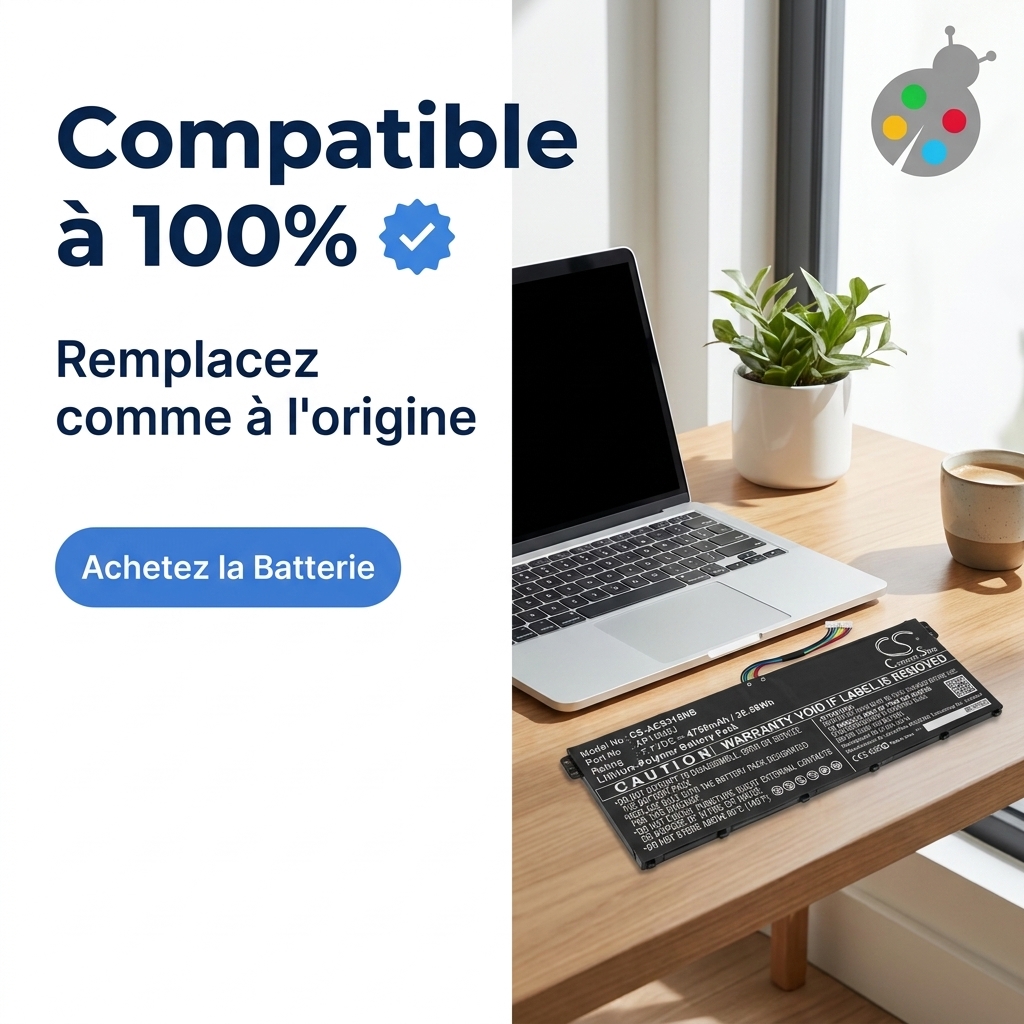 Batterie ordinateur portable acer aspire 3 a315 21