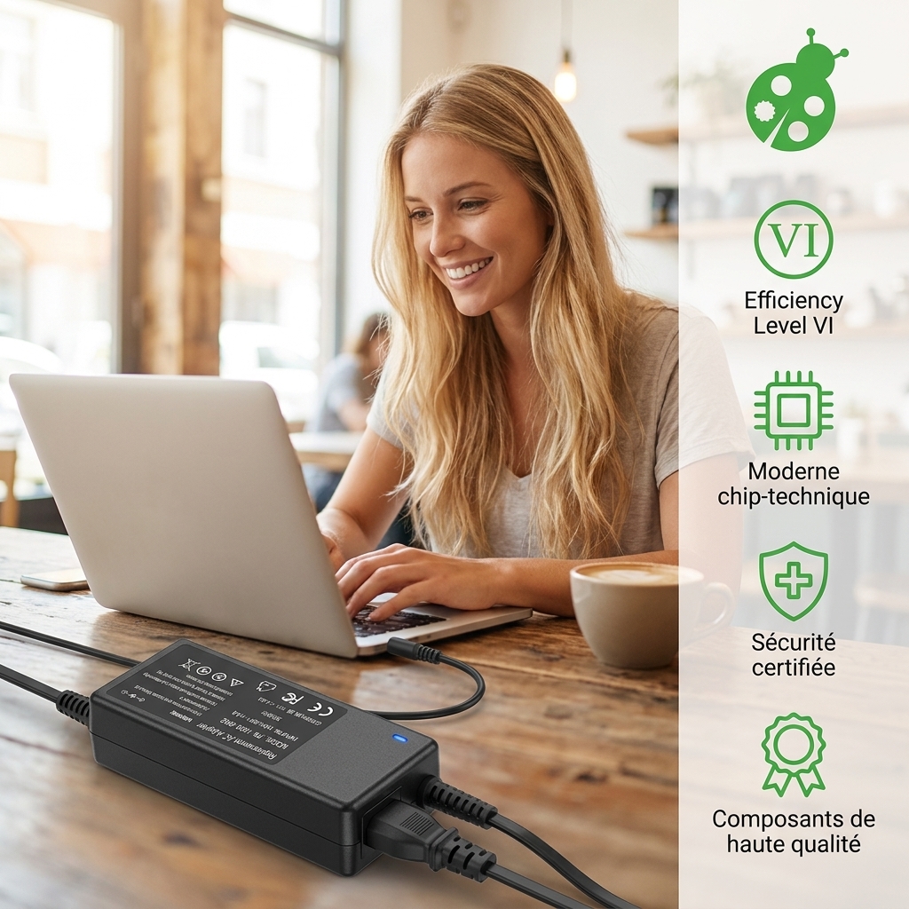 Chargeur ordinateur portable hp  pavilion 15 dw0062nf