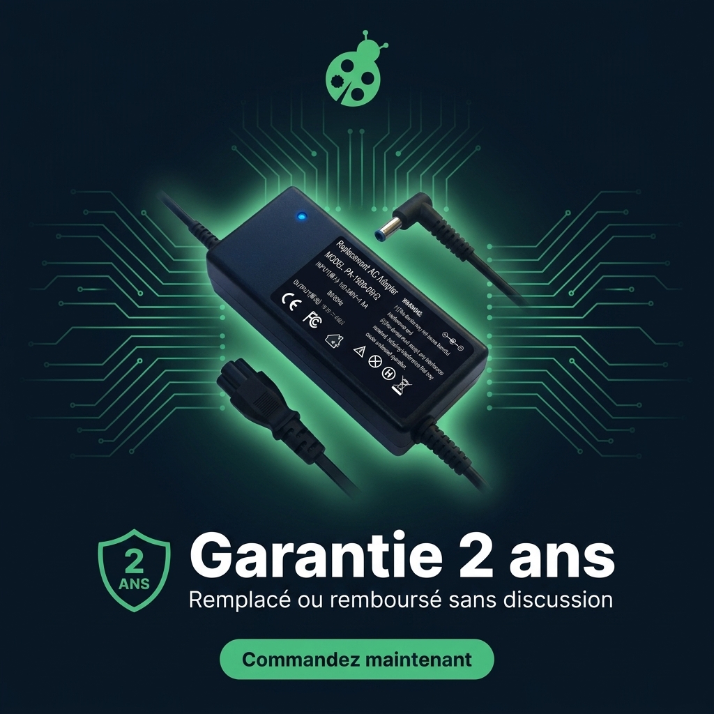 Chargeur ordinateur portable hp  pavilion 15 dw0062nf