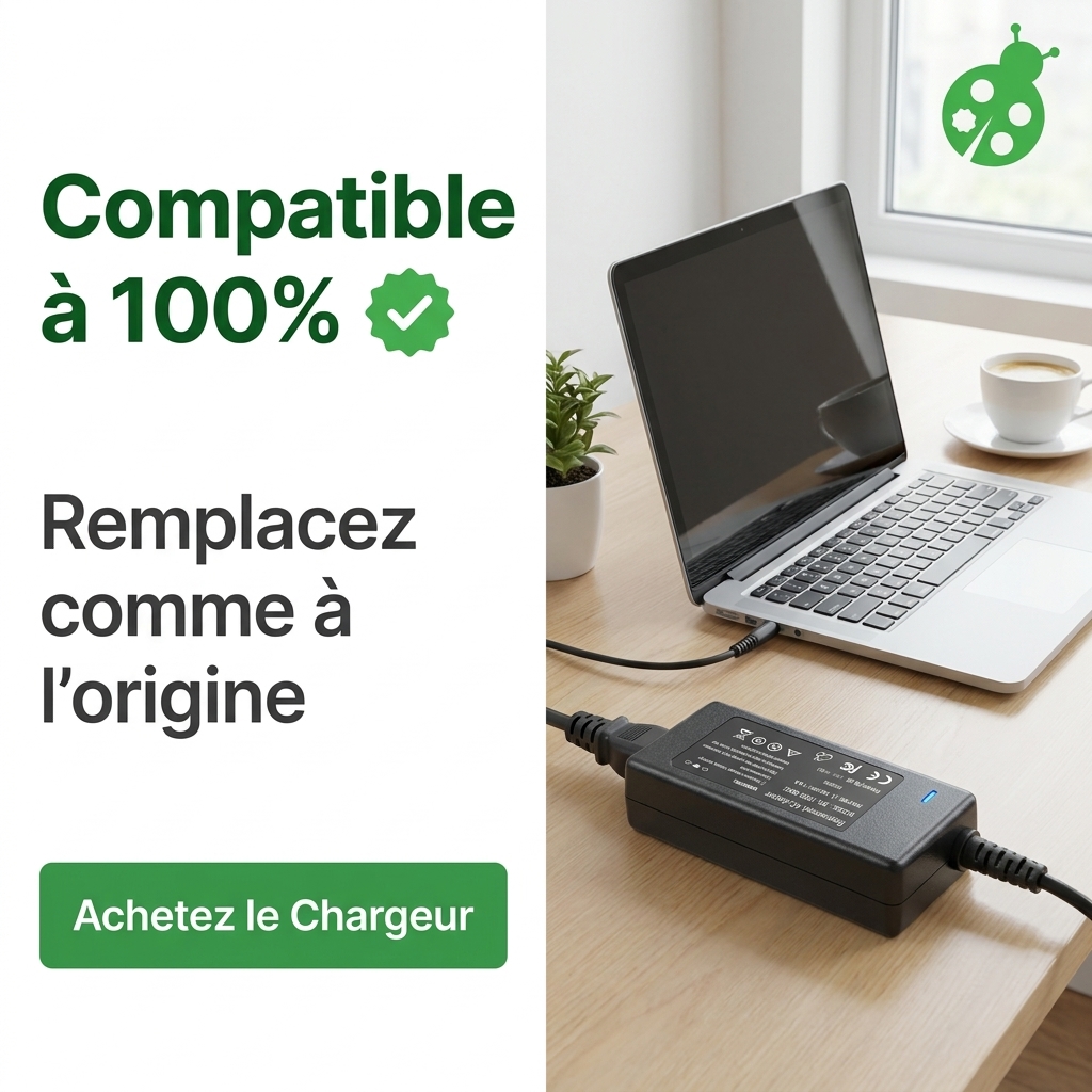 Chargeur ordinateur portable hp  pavilion 15 dw0062nf