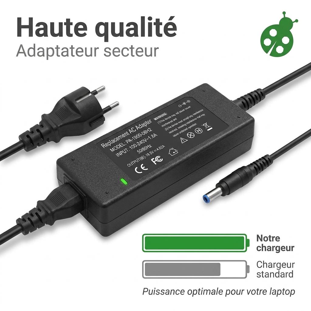 Chargeur ordinateur portable asus asuspro p2538u