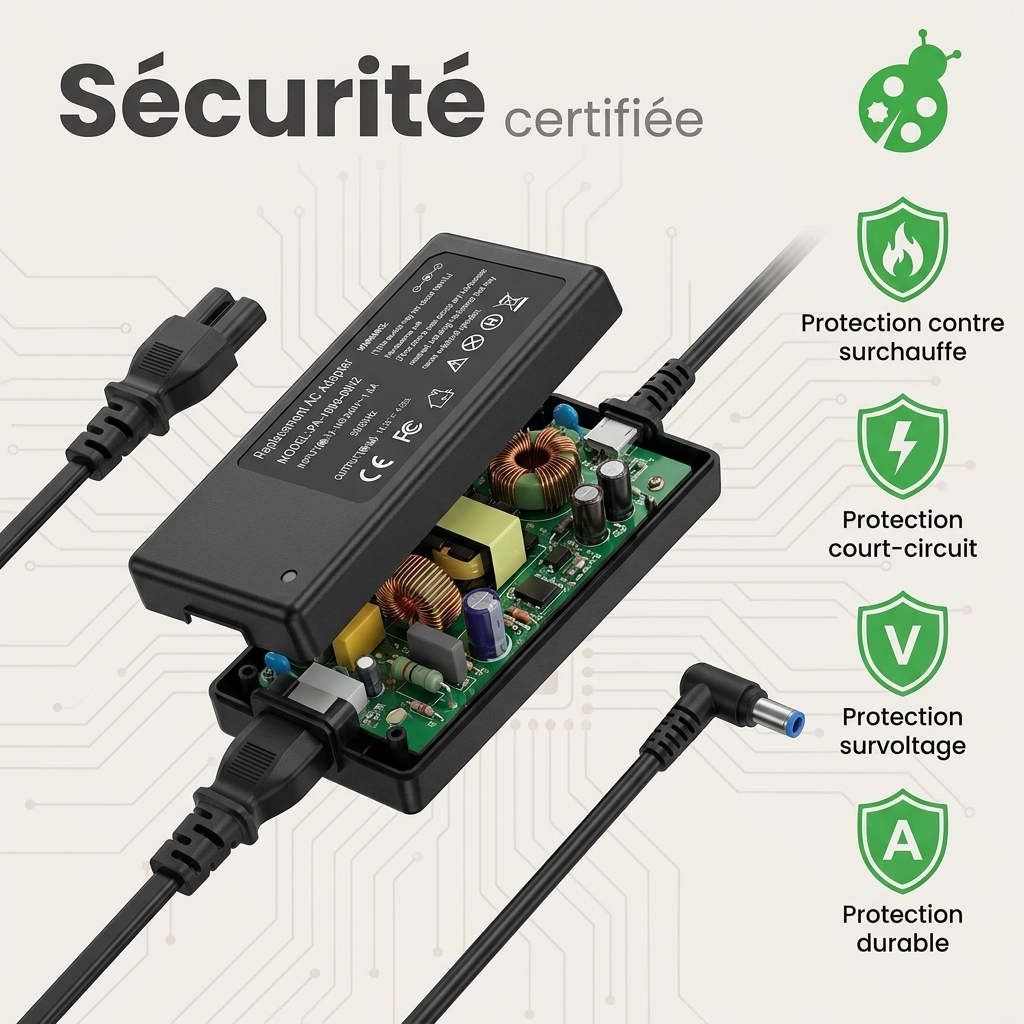 Chargeur ordinateur portable asus asuspro p2538u