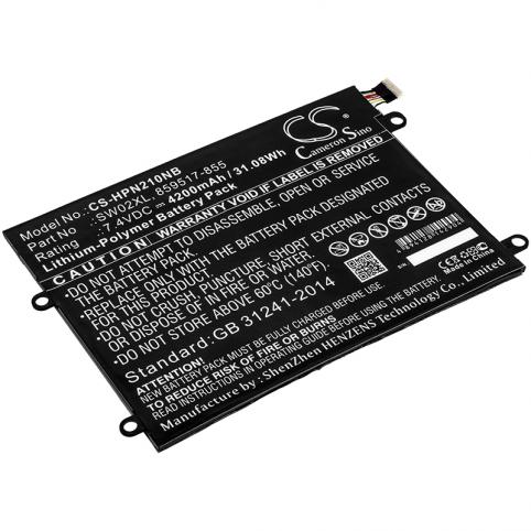 Batterie ordinateur portable hp notebook x2 10 p010ca