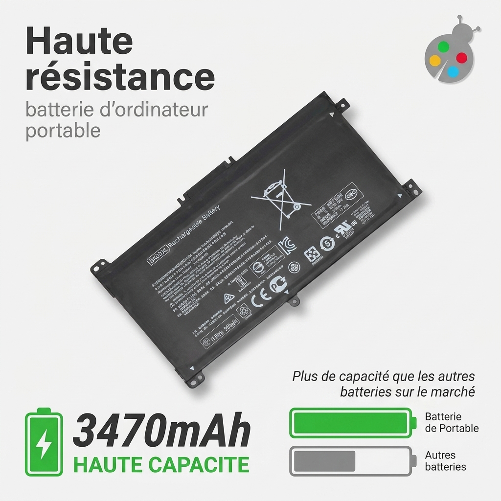 Batterie ordinateur portable hp pavilion x360 14 ba010ca