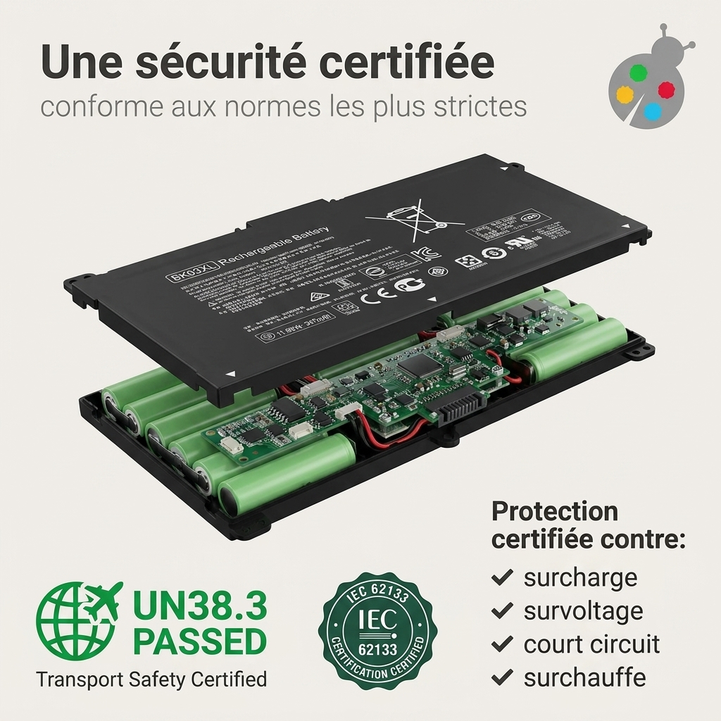 Batterie ordinateur portable hp pavilion x360 14 ba010ca